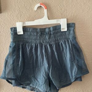 Women's Blue Athletic Shorts
